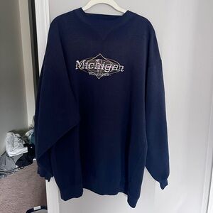 University of Michigan Vintage Embroidered Crewneck